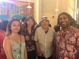 Pranav Anand with Dhyana Buckley and her parents